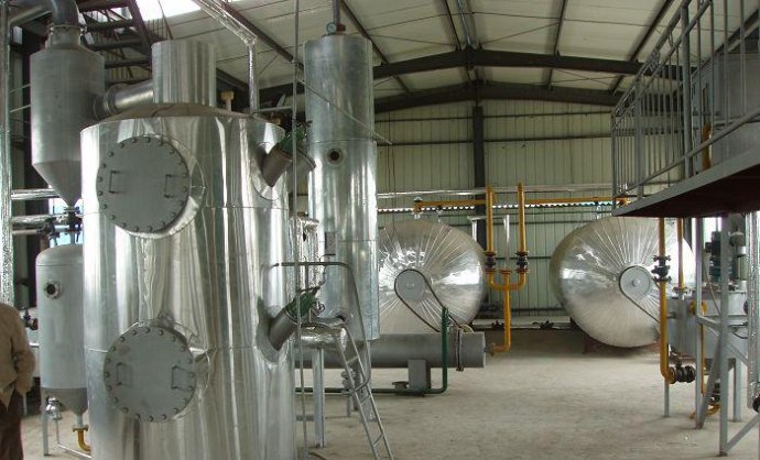 palm oil refining plant