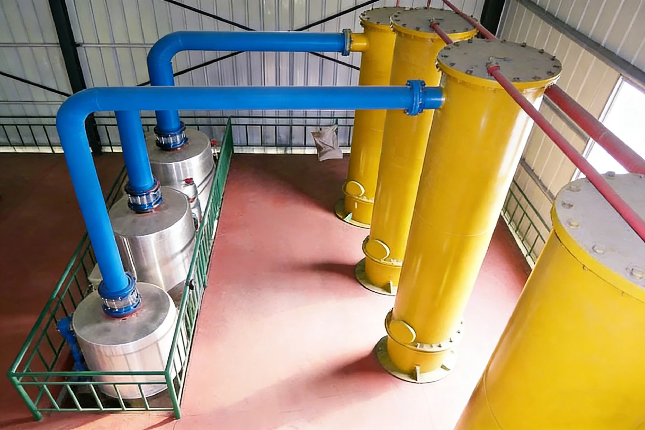 Vertical Condenser for Solvent Extraction